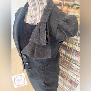 Denim vest/skirt set. Size large vest, size 11 skirt. IZ Brand.